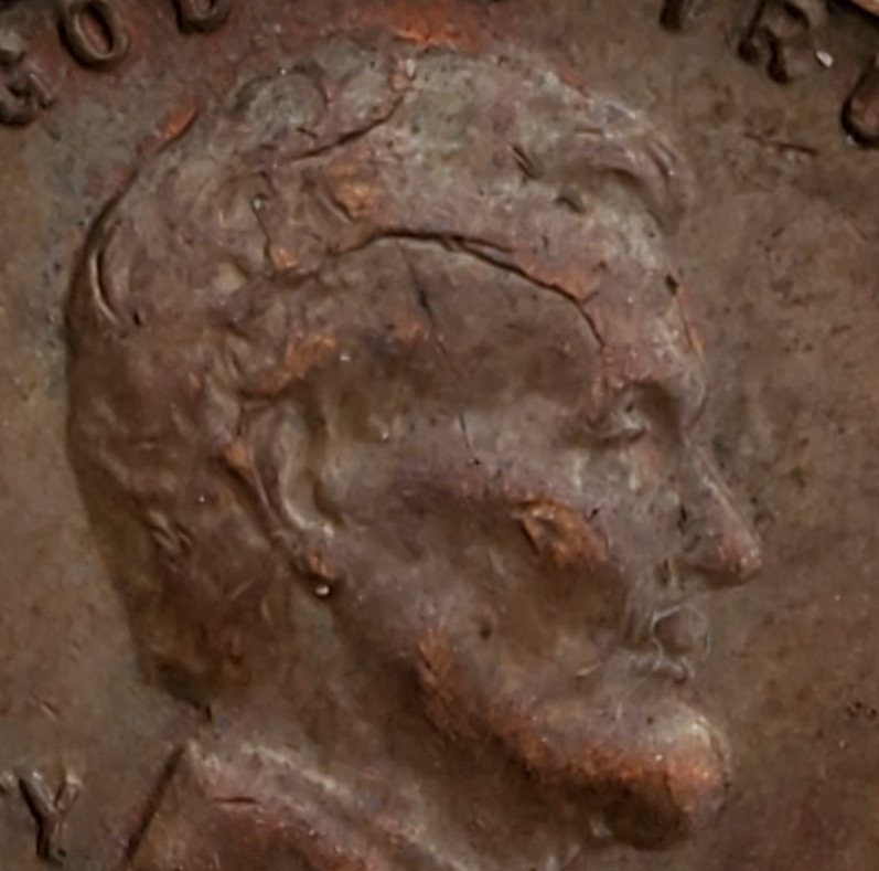1955-Penny.-Lamination-Error?